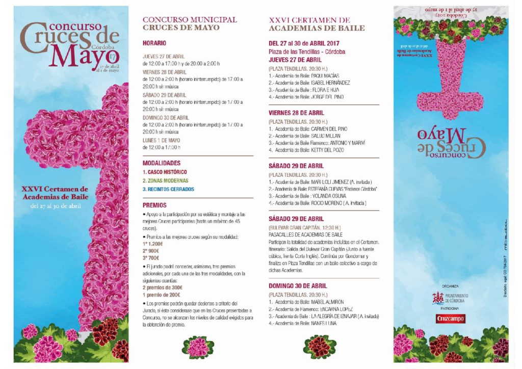 Programa Cruces de Mayo 2017 Córdoba