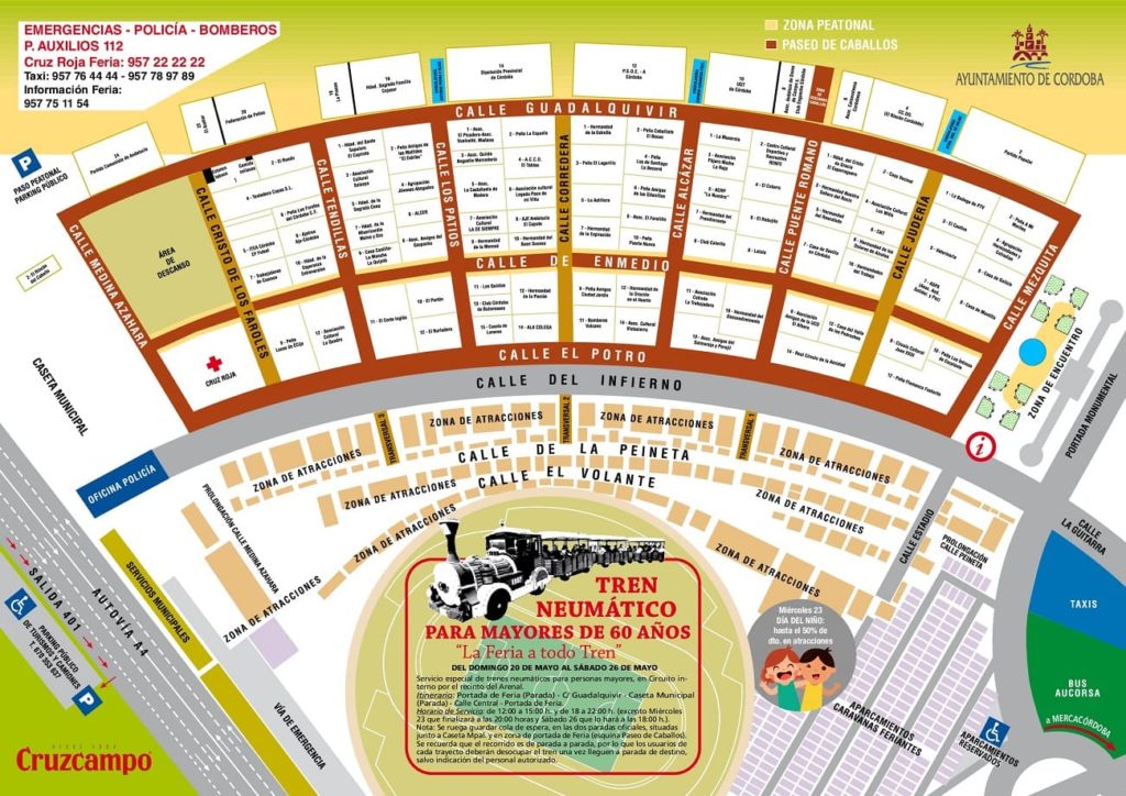Plano Feria de Córdoba 2018